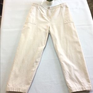 Liz Claiborne Linen Ecru Pants (16)
